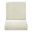 Upholstered Accent Chair - Beige / Walnut