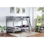 Kerr - Twin Over Twin Bunk Bed - Gray