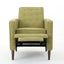 Mid-Century Modern Recliner With Button Tufted Waffle Stitch