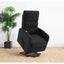 Royston - Upholstered Power Lift Recliner With Remote Comfort - Black
