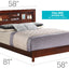 Bed With Transitional Design Stylish