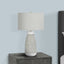 Lighting, Table Lamp, Ceramic, Contemporary - Gray