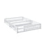 Bunk Bed Frame With Ladder And Safety Guardrails