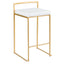 Fuji - Contemporary / Glam Design Counter Stool (Set of 2)