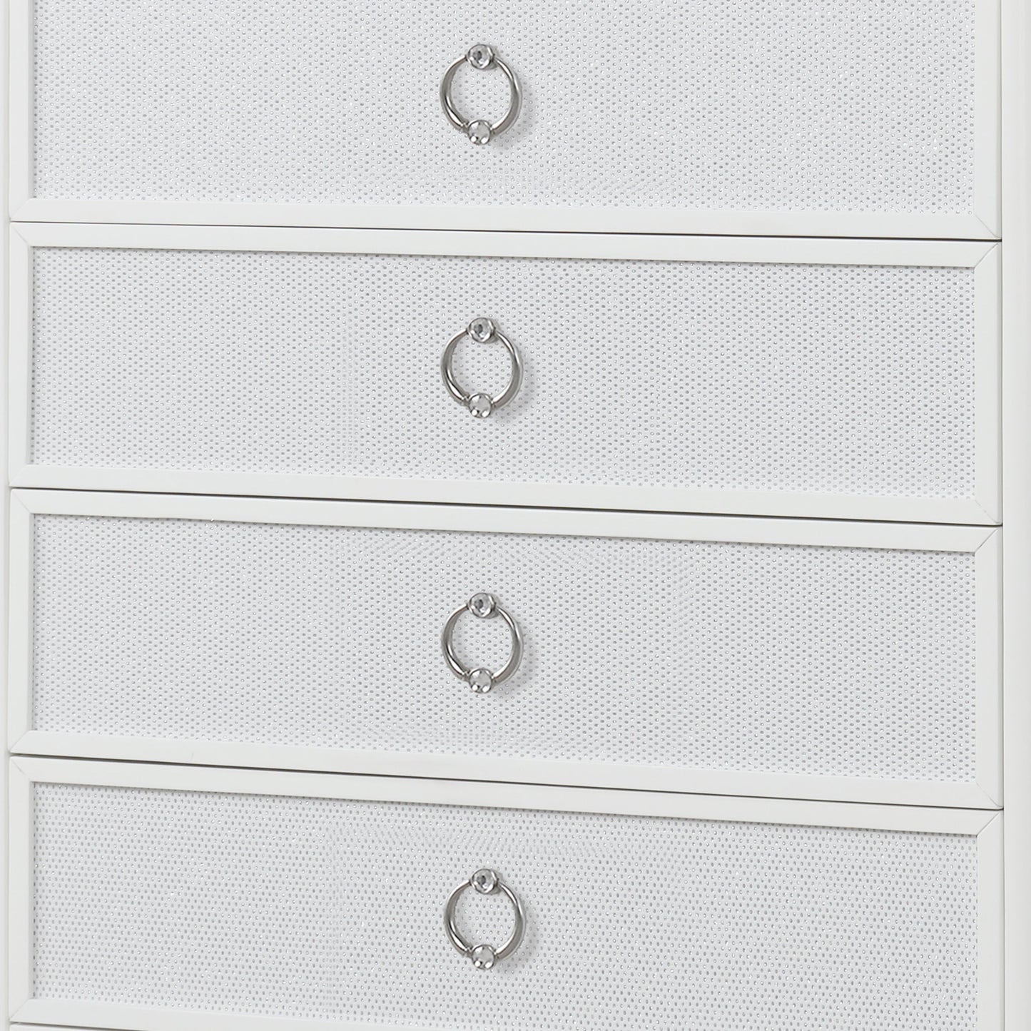 Abigale - 5 Drawer Chest With LED Lighting - White