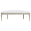 Colwood - Upholstered Curved With Channel Tufting And Slender Tapered Legs - Silver Gray