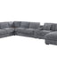 Celine - Fabric Corner Sectional Sofa With Right-Facing Chaise, Cupholders, And Charging Ports
