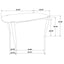 Whisten - Dining Set With Rounded Tabletop And Upholstered Chairs