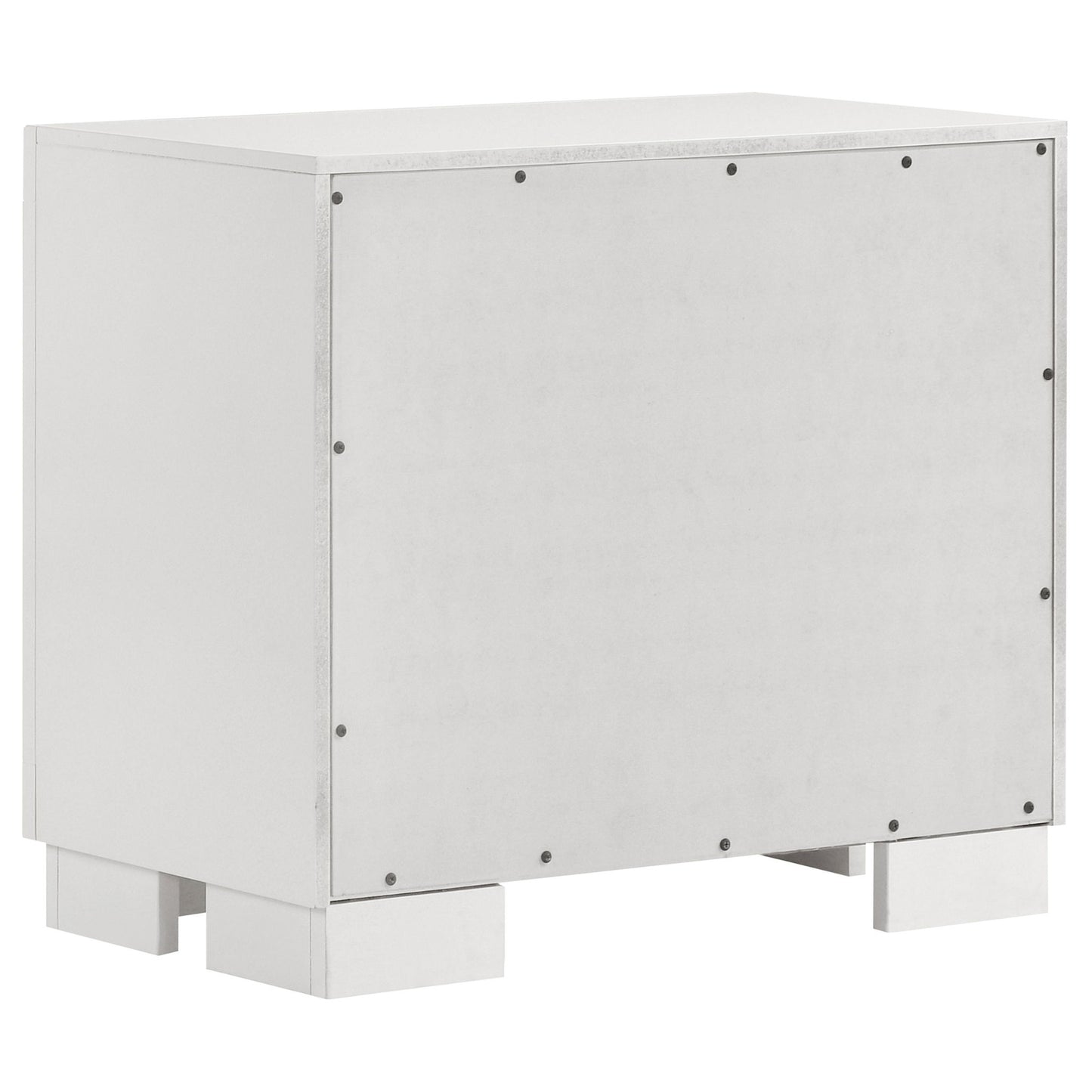 Copper - 2 Drawer Rectangular Nightstand