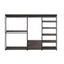 Monica - Walk-In Closet System, Modular Design - Rustic