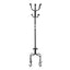 Coat Rack, Hall Tree, Free Standing, 8 Hooks, Entryway, Transitional - Black