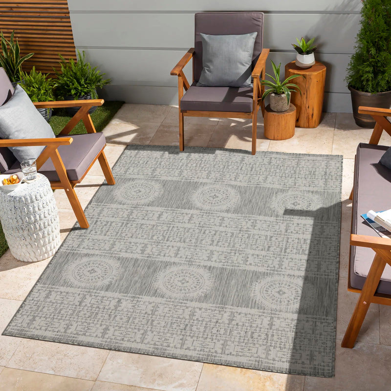 Sunshine - Alfombra de interior/exterior de 2'7" X 7'3"