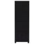 Sandl - 3 Shelf Media Tower With Cabinet Storage Solution - Black