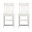 Slat Back Counter Stools (Set of 2) - White