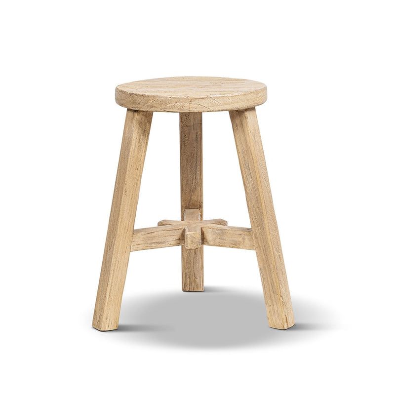 Linden - Round Stool - Light Brown