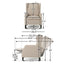 Westeros Wing Back Fabric Upholstered Recliner