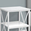 3 Tier Accent Table, Side Marble Look Contemporary & Modern