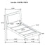 Dulcey - Bedroom Set & LED