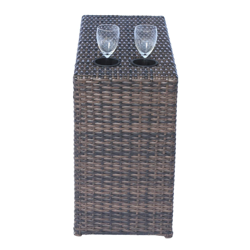 Stylish Wicker Patio Set Table