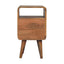 Lille - Mini Curved Nightstand - Oak