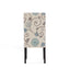 Contemporary Dining Chair Set With Rubberwood Legs - White / Blue