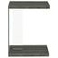 Sampson - C Shaped Side Table - Gray