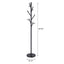 Tree Branch Coat Rack With 18 Hooks - Black