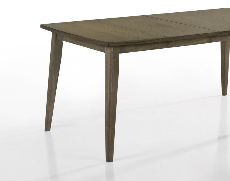 Bistró - Mesa de comedor con sillas de tela en tono neutro