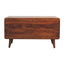Curved Blanket Box - Chestnut