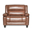 Tufted Design Wide Manual Recliner Chair