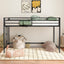 Adam - Twin Loft Bunk - Black