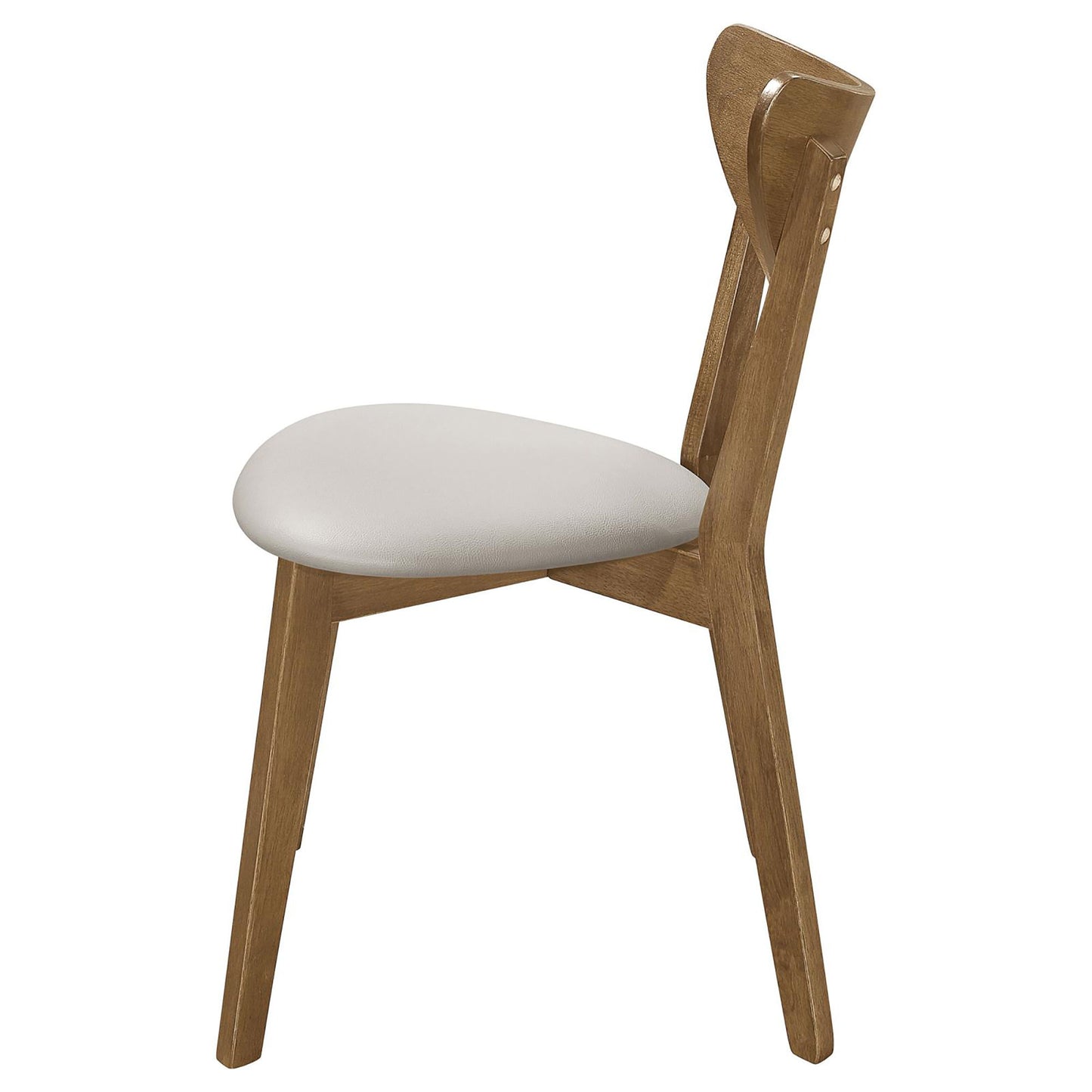 Mid-Century Modern Upholstered Dining Chair (Set of 2)