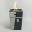 Propane, Gas 50000 Btu Square Fire Pit Table For Outside - Light Gray Blue