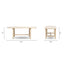 Milo - 8 Seat Oval Dining Table - Natural