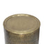 Corbin - Hammered Metal Side Table