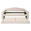 Upholstered Daybed With Storage Armrests, Trundle And Latest Integrated tooth Audio System