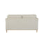 Loveseat With 2 Reversable Cushions And 2 Pillows - Off White