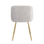 Fran - Pleated Waves Contemporary Chair (Set of 2)
