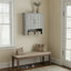 Multi Functional Wall Mounted Cabinet With Adjustable Shelves For Bathroom