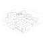 Gustavo - Sofa, Pull Out Bed, Storage Chaise, USB And Cup Holders - Beige