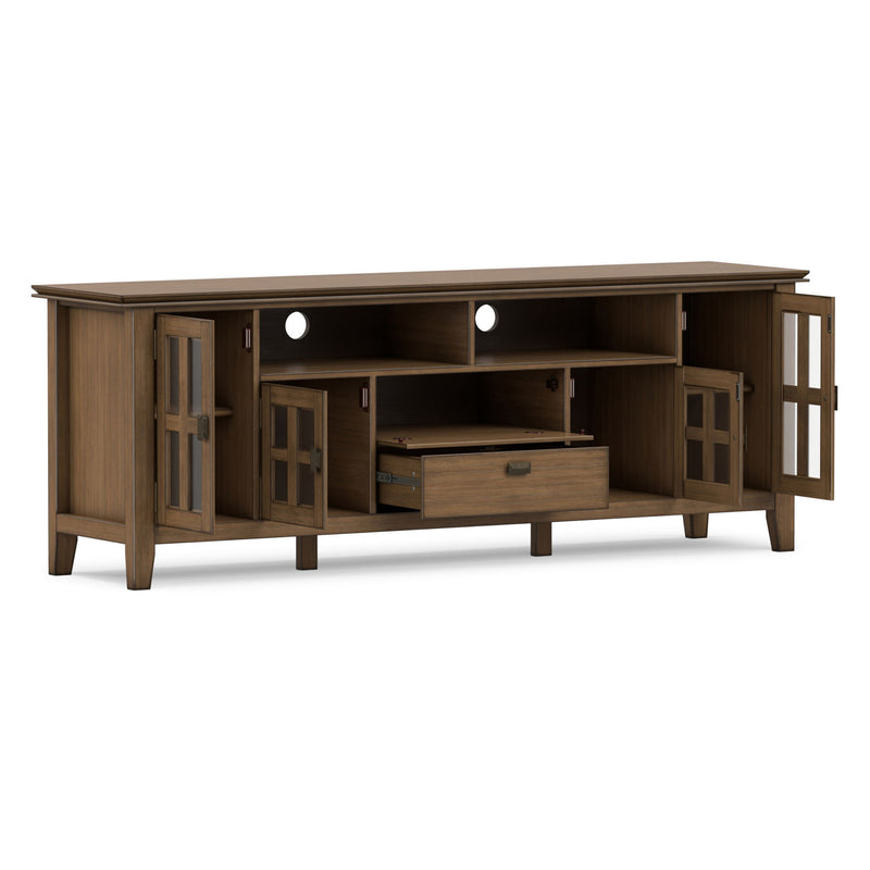 Artisan - TV Media Stand - Rustic Natural Aged Brown