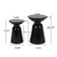 Serenita - Outdoor Side Tables With Flared Design (Set of 2)