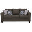 Ralston - Sofa With Accent Pillows - Gray