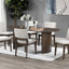 Kody - 79" Oval Fixed-Top Dining Table Set