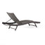 Kauai - Modern Style Pe Wicker Chaise Lounge - Brown Multi