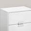 Accent Side Table, Storage Drawer, Modern Design