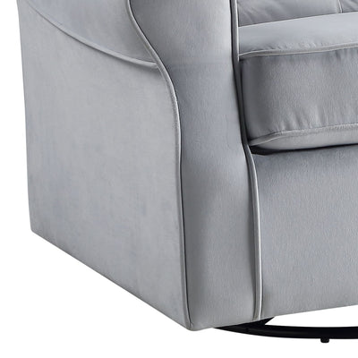 Glider Chair With Swivel - Gray