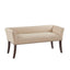 Elegant Design Bench Upholstery, Solid Wood Frame
