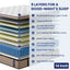 14" Mattress Hotel Collection Hybrid Mattress With Gel Memory Foam & Pocket Springs - Brown / White - King