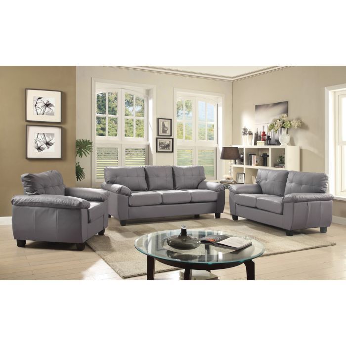 Stylish Loveseat With Padded Arms